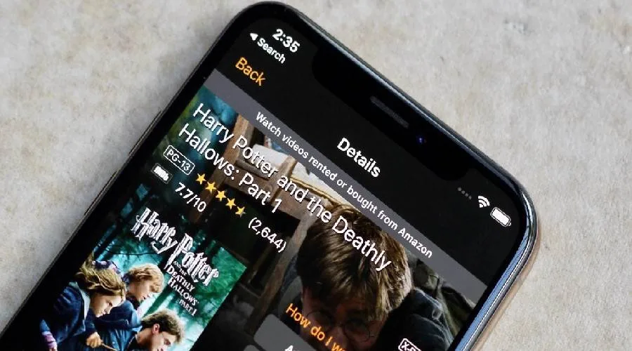 Amazon Prime Video iphone