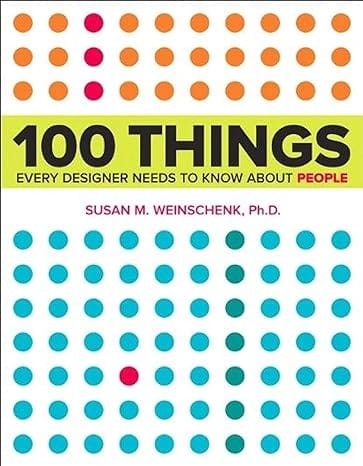 كتاب تصميم تجربة المستخدم pdf Susan M. Weinschenk